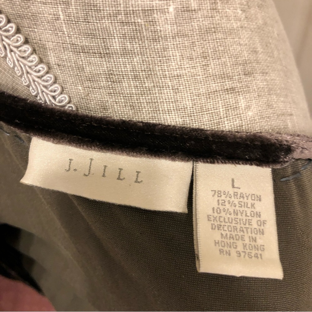 J. Jill Velvet Embroidered Dress - Picture 5 of 8